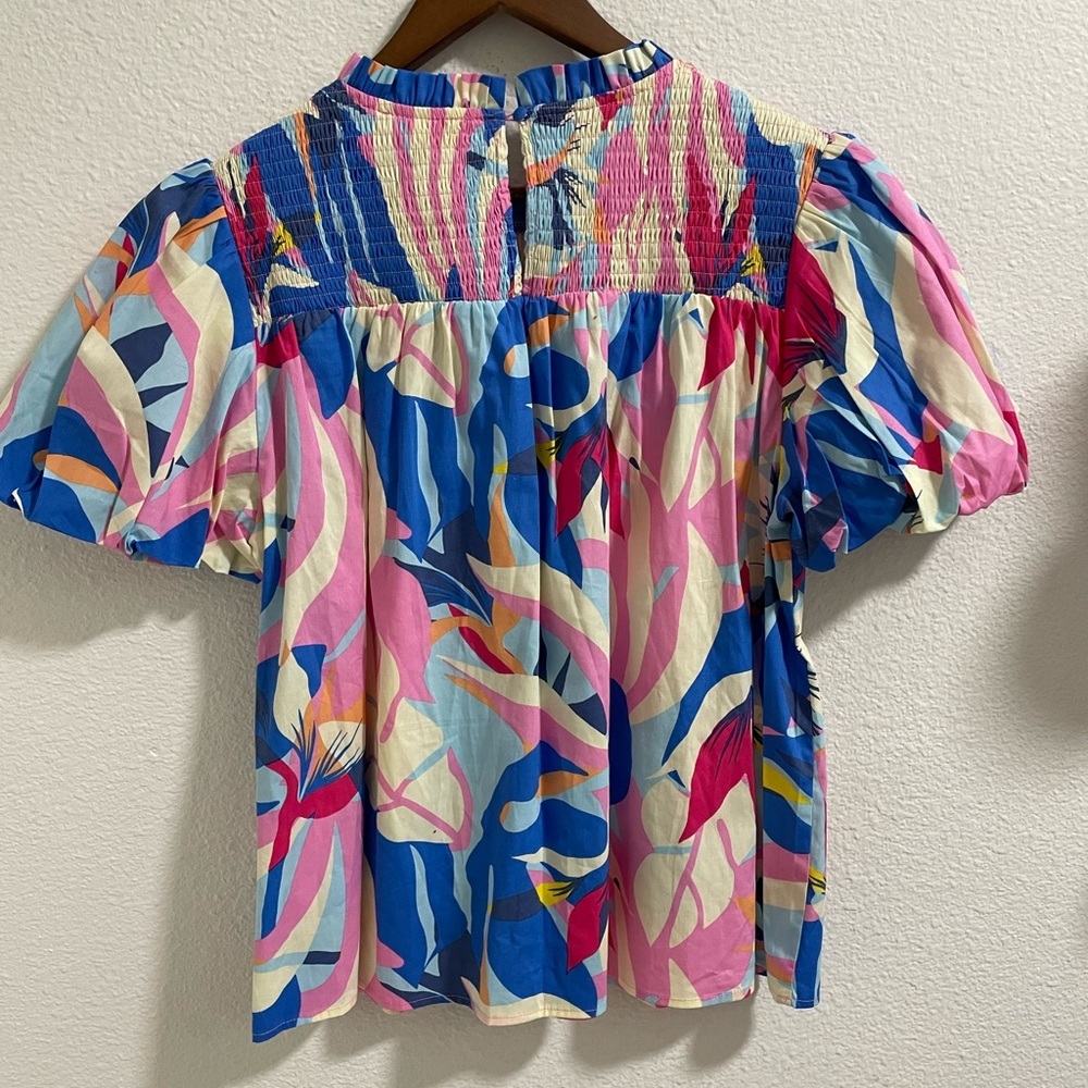 Listicle Colorful Women's Top - Picture 2 of 4